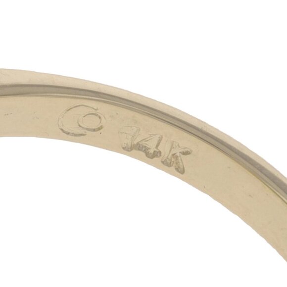 Yellow Gold Chrysoprase & Ruby Bypass Ring - 14k Oval Cabochon 1.15ctw Milgrain - Picture 6 of 6